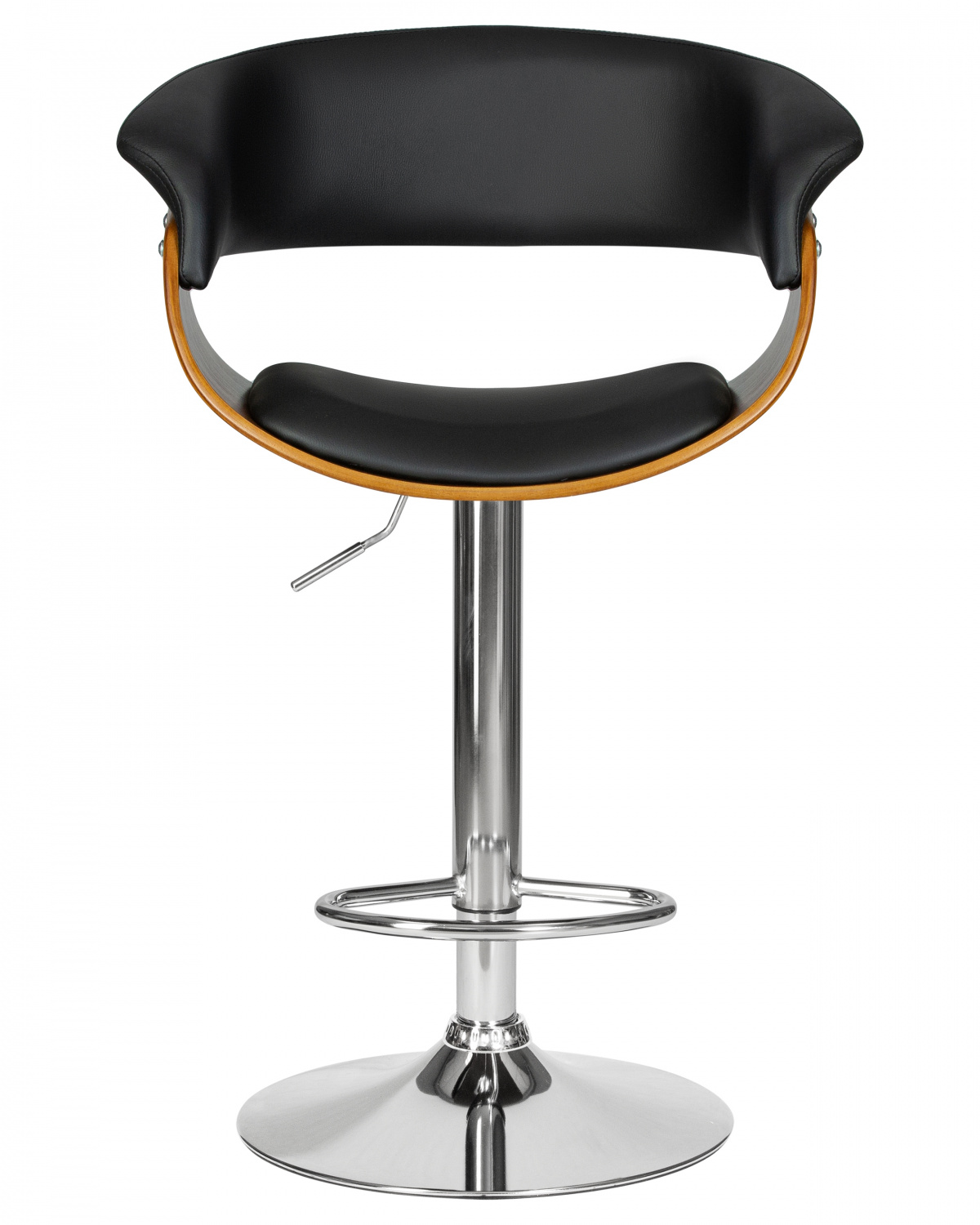 Стул барный DOBRIN OSTIN, цвет черный PU ABA 001