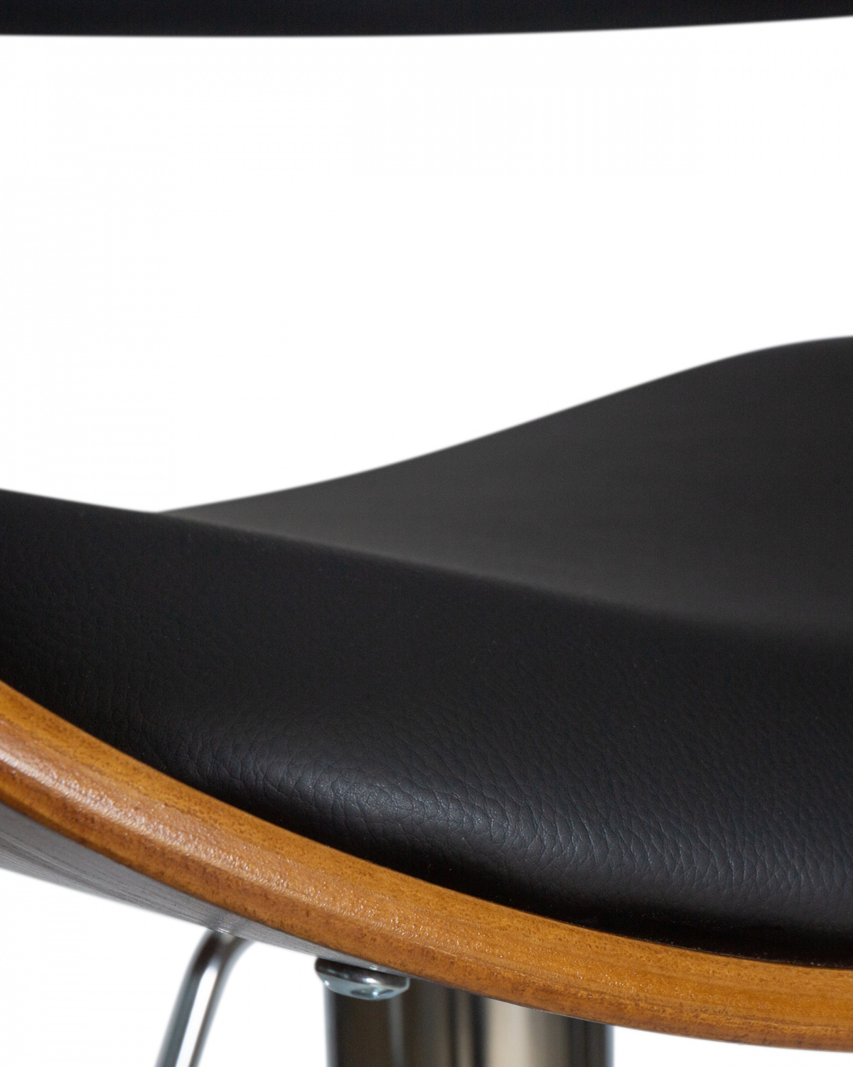 Стул барный DOBRIN OSTIN, цвет черный PU ABA 001