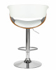 Стул барный DOBRIN OSTIN, цвет белый PU ABA 008