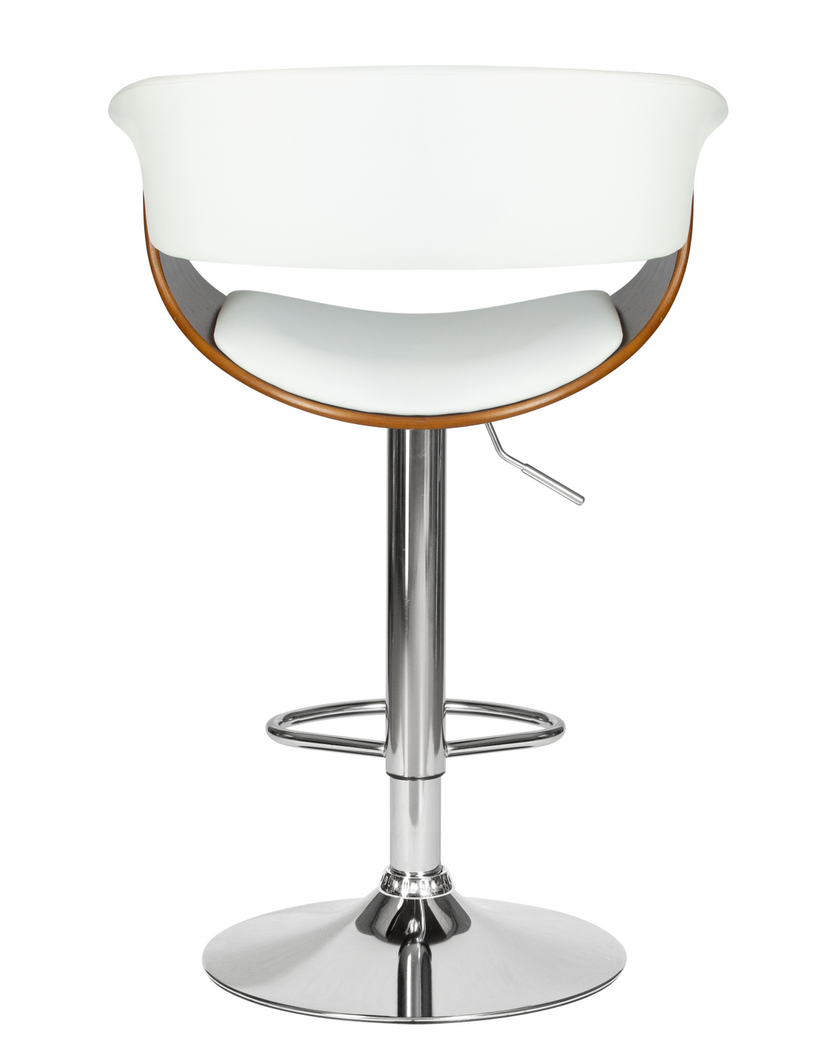 Стул барный DOBRIN OSTIN, цвет белый PU ABA 008