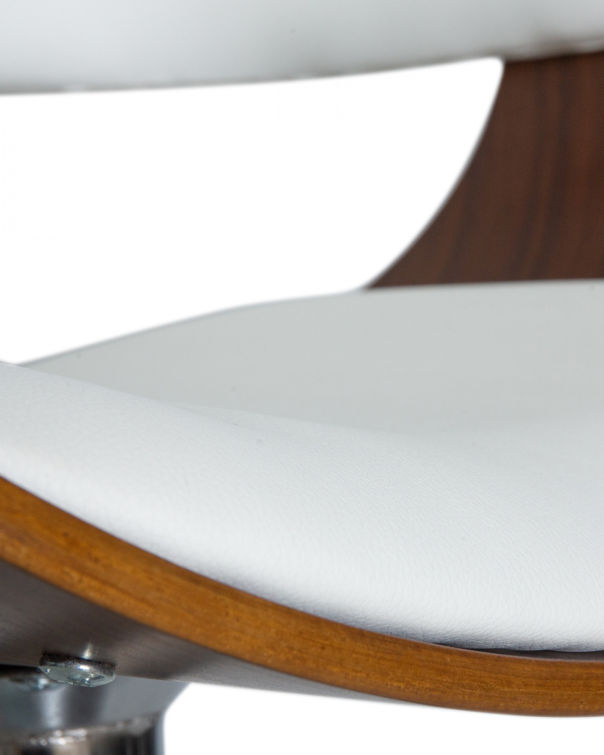 Стул барный DOBRIN OSTIN, цвет белый PU ABA 008