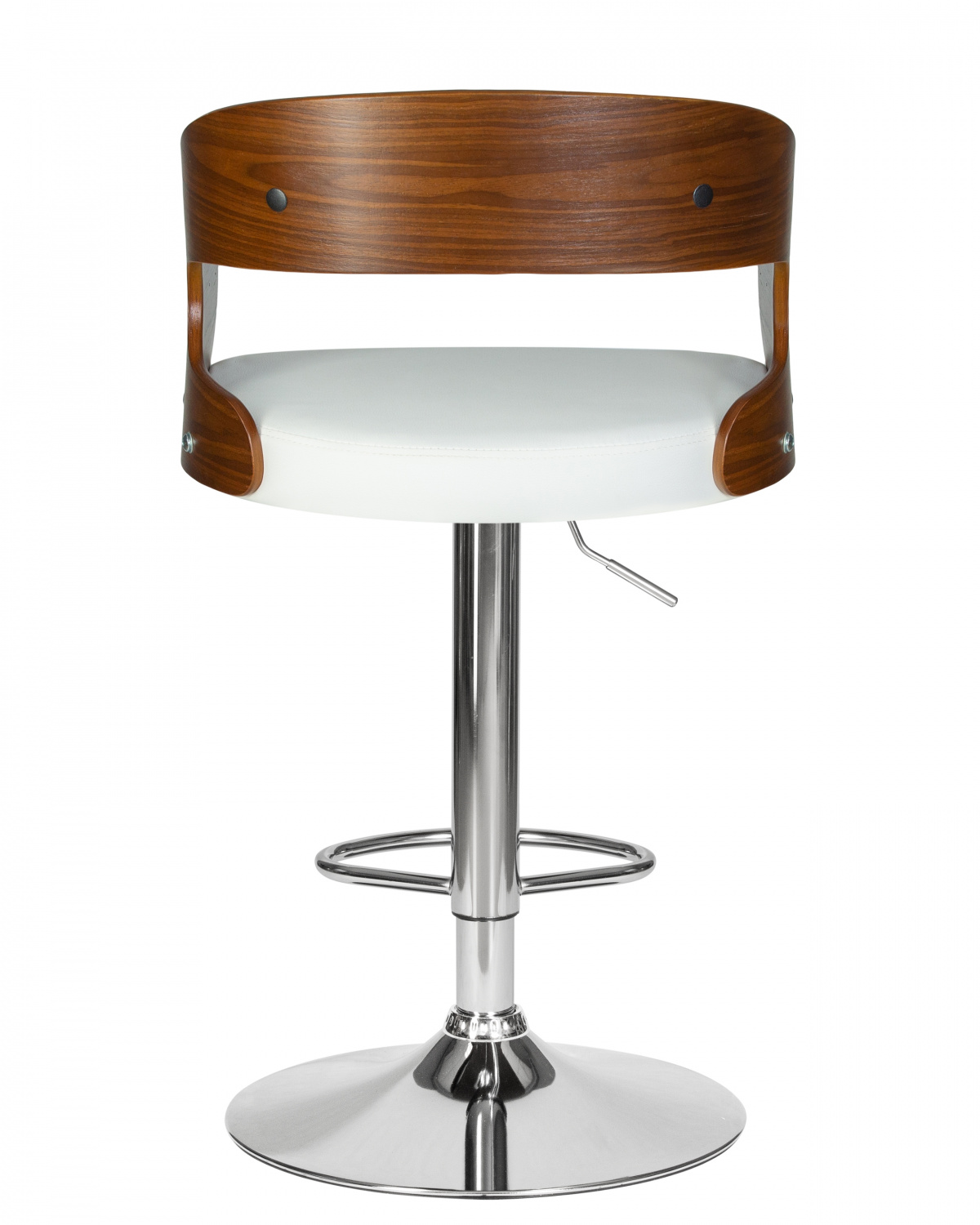 Стул барный DOBRIN NICK, цвет белый PU ABA 008