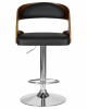 Стул барный DOBRIN NICK, цвет черный PU ABA 001