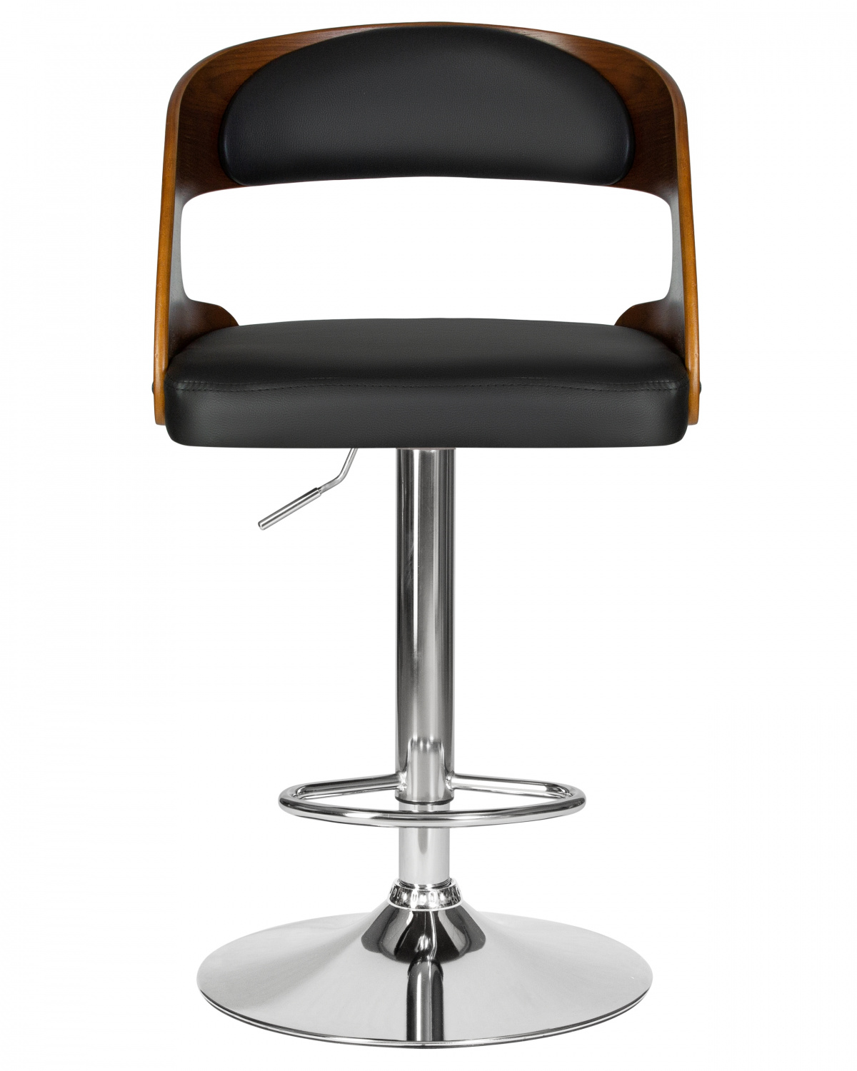 Стул барный DOBRIN NICK, цвет черный PU ABA 001