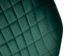 Стул полубарный DOBRIN CHRISTIAN'65, черные ножки, зеленый велюр (V108-64)
