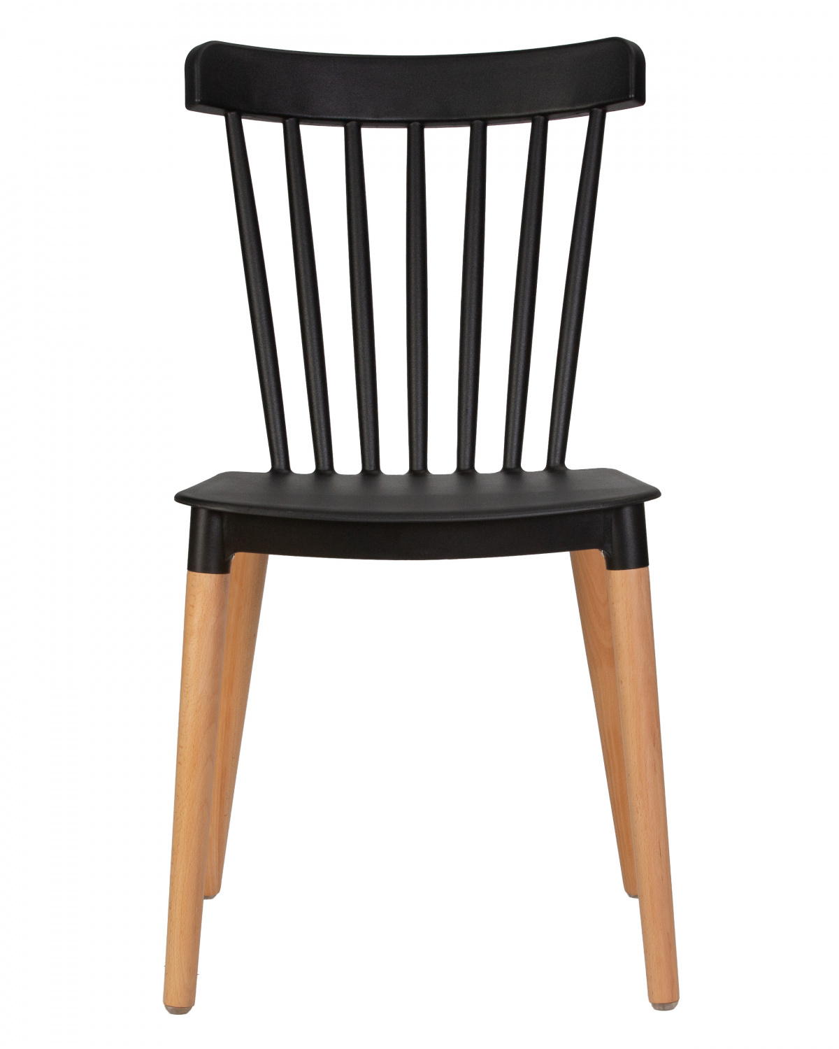 Стул обеденный DOBRIN THEO, ножки светлый бук, цвет черный (B-03)