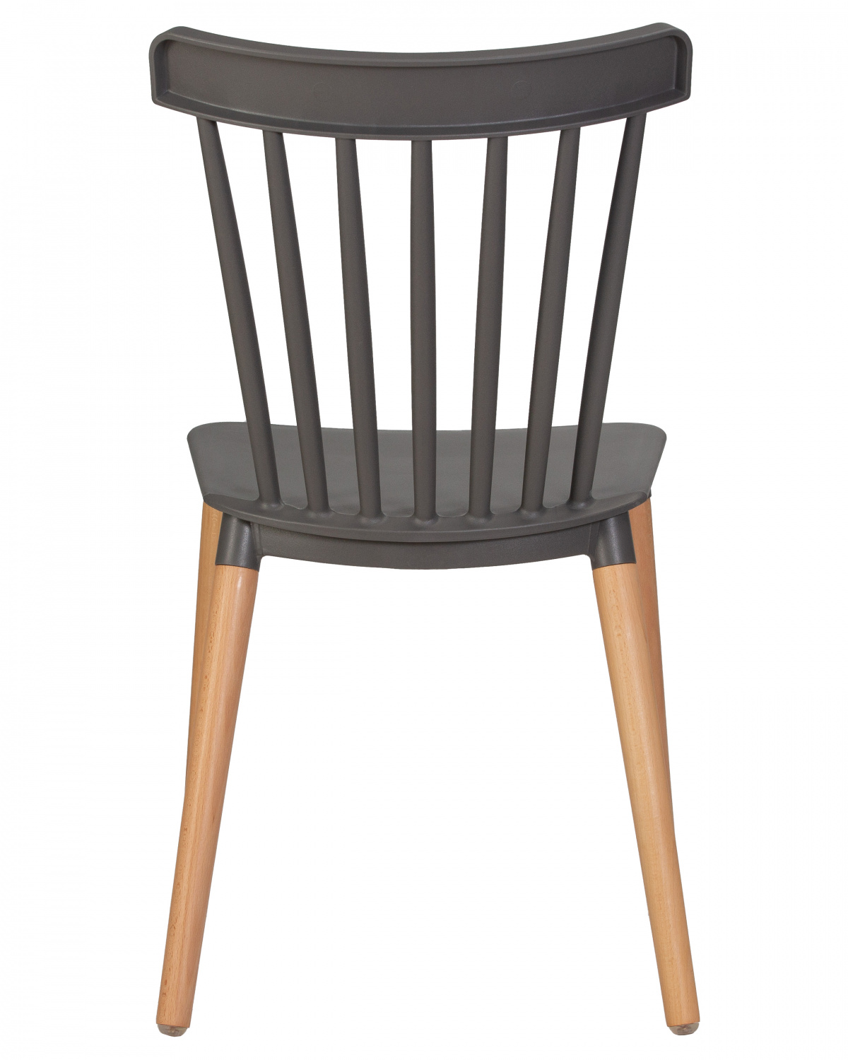 Стул обеденный DOBRIN THEO, ножки светлый бук, цвет темно-серый (GR-04)
