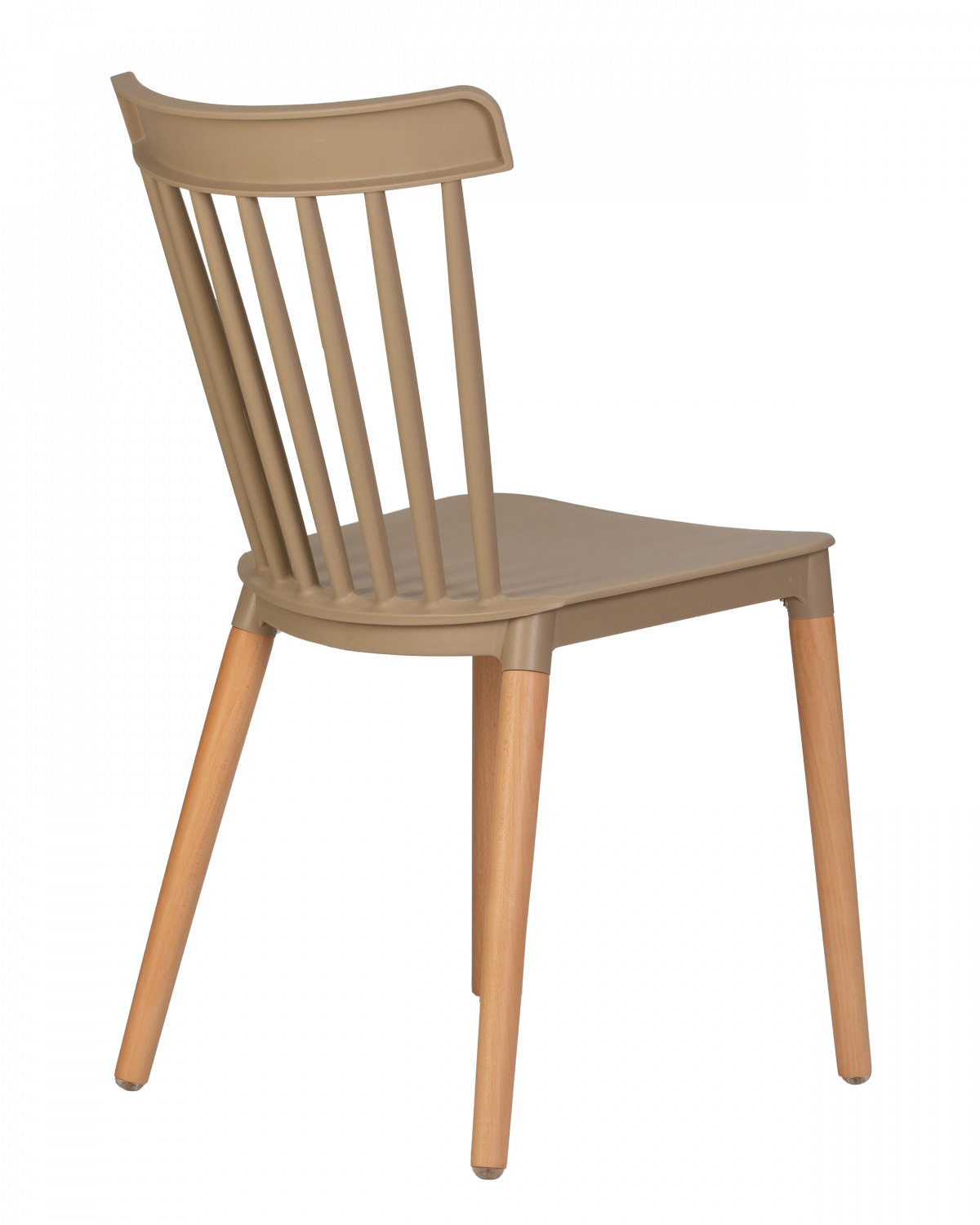 Стул обеденный DOBRIN THEO, ножки светлый бук, цвет бежевый (GR-03)