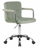 Офисное кресло для персонала DOBRIN TERRY, мятный велюр (MJ9-87)