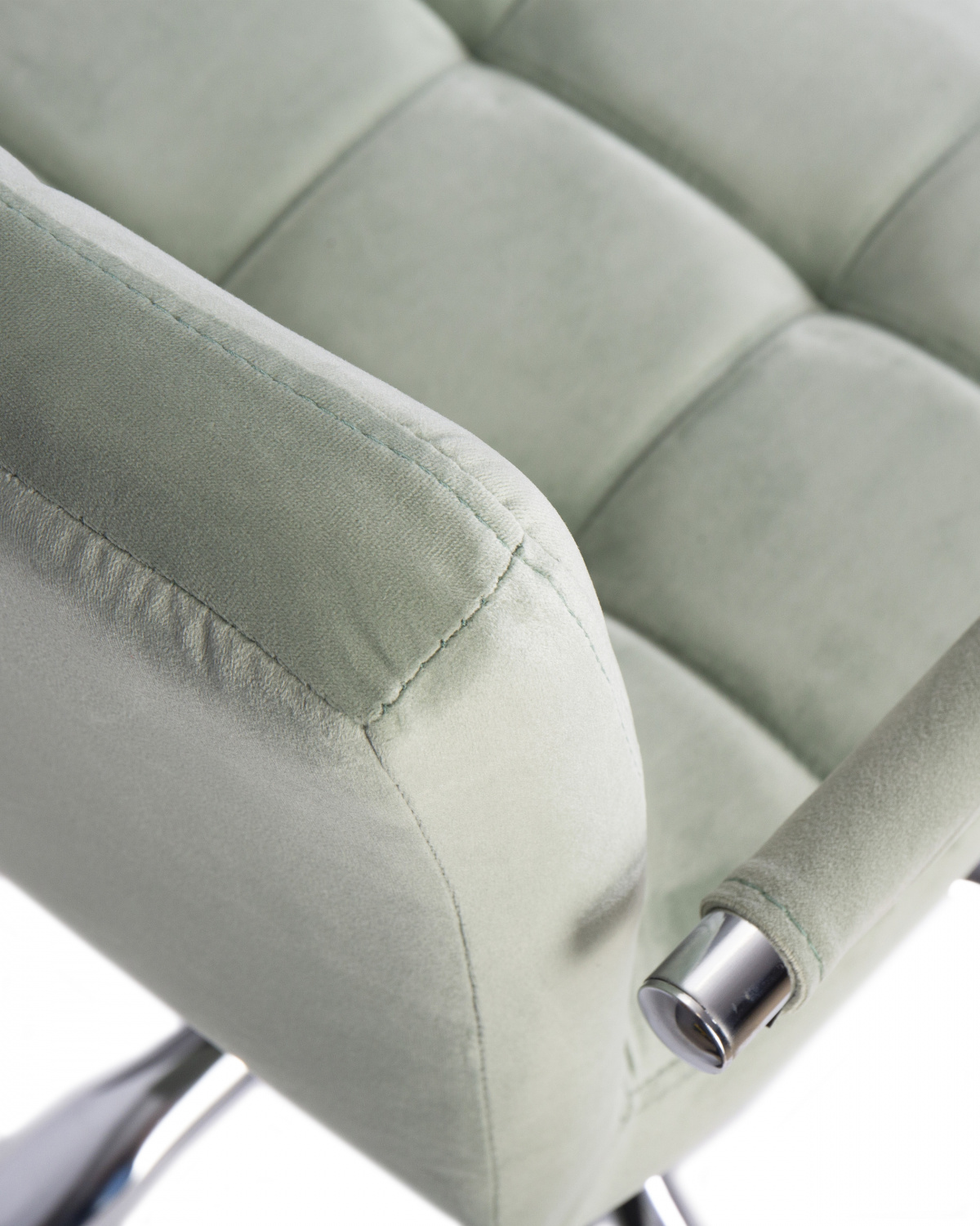 Офисное кресло для персонала DOBRIN TERRY, мятный велюр (MJ9-87)