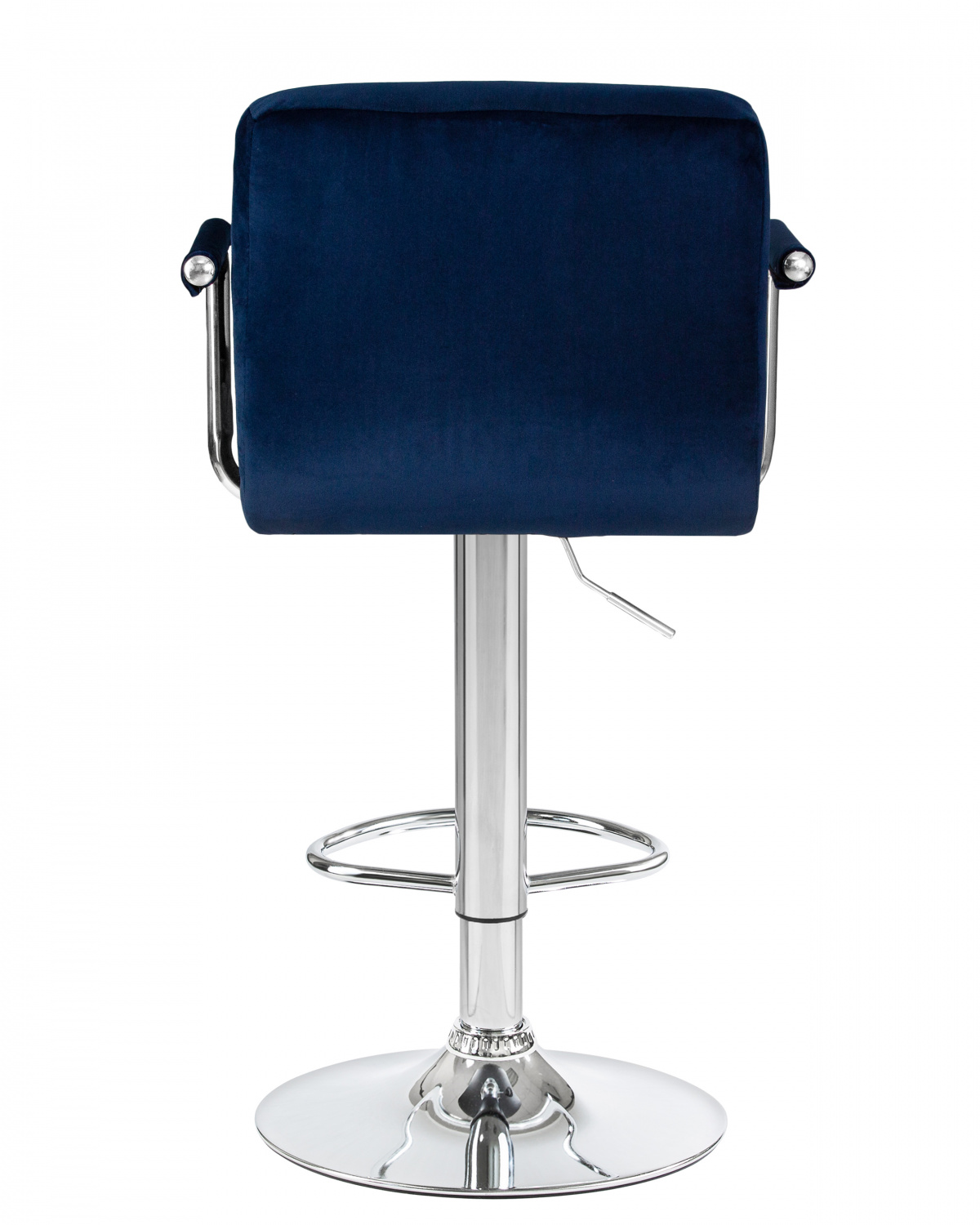 Стул барный DOBRIN KRUGER ARM, синий велюр (MJ9-117)