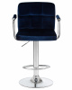 Стул барный DOBRIN KRUGER ARM, синий велюр (MJ9-117)