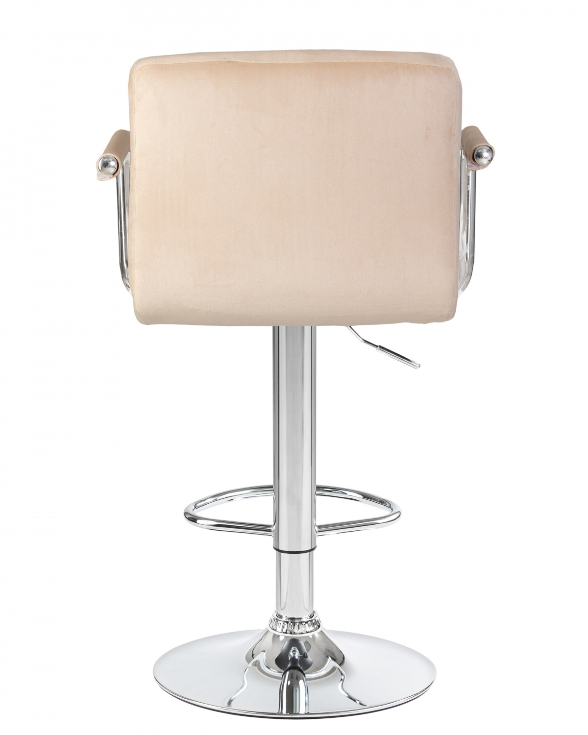 Стул барный DOBRIN KRUGER ARM, бежевый велюр (MJ9-10)
