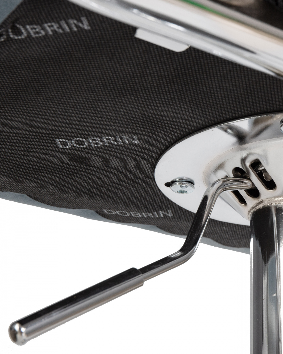 Стул барный DOBRIN KRUGER ARM, пудрово-голубой велюр (MJ9-74)