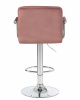 Стул барный DOBRIN KRUGER ARM, пудрово-розовый велюр (MJ9-32)