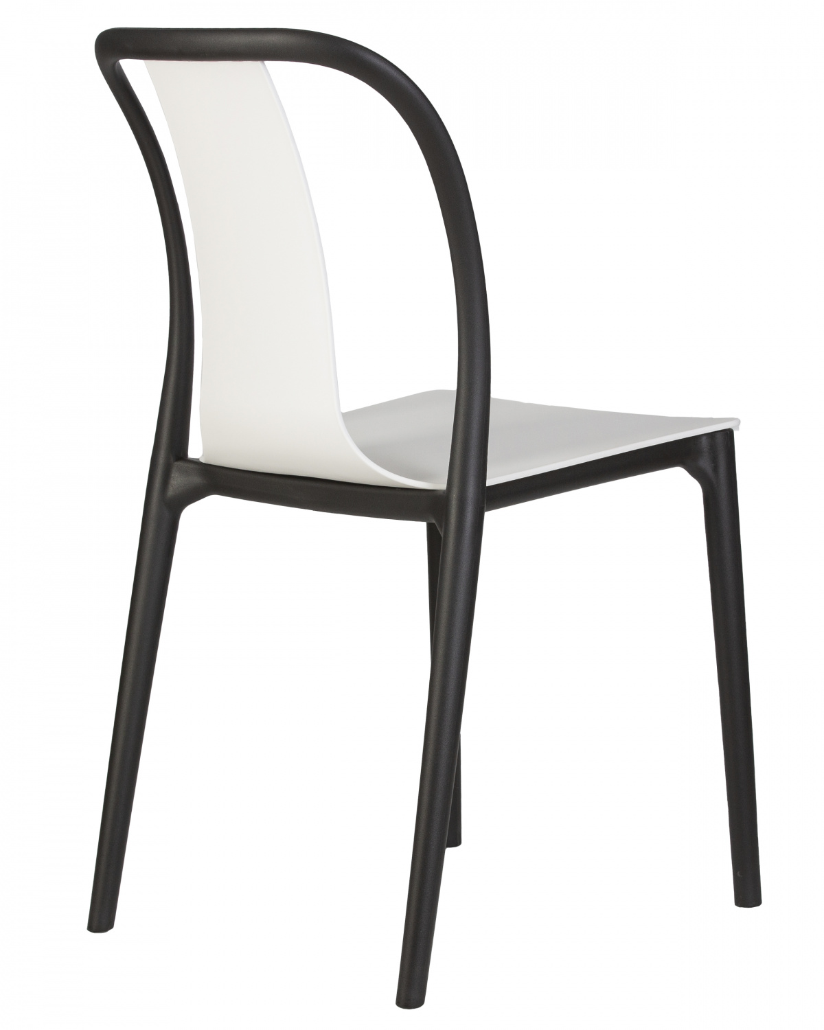 Стул обеденный DOBRIN ADAM, черный/белый