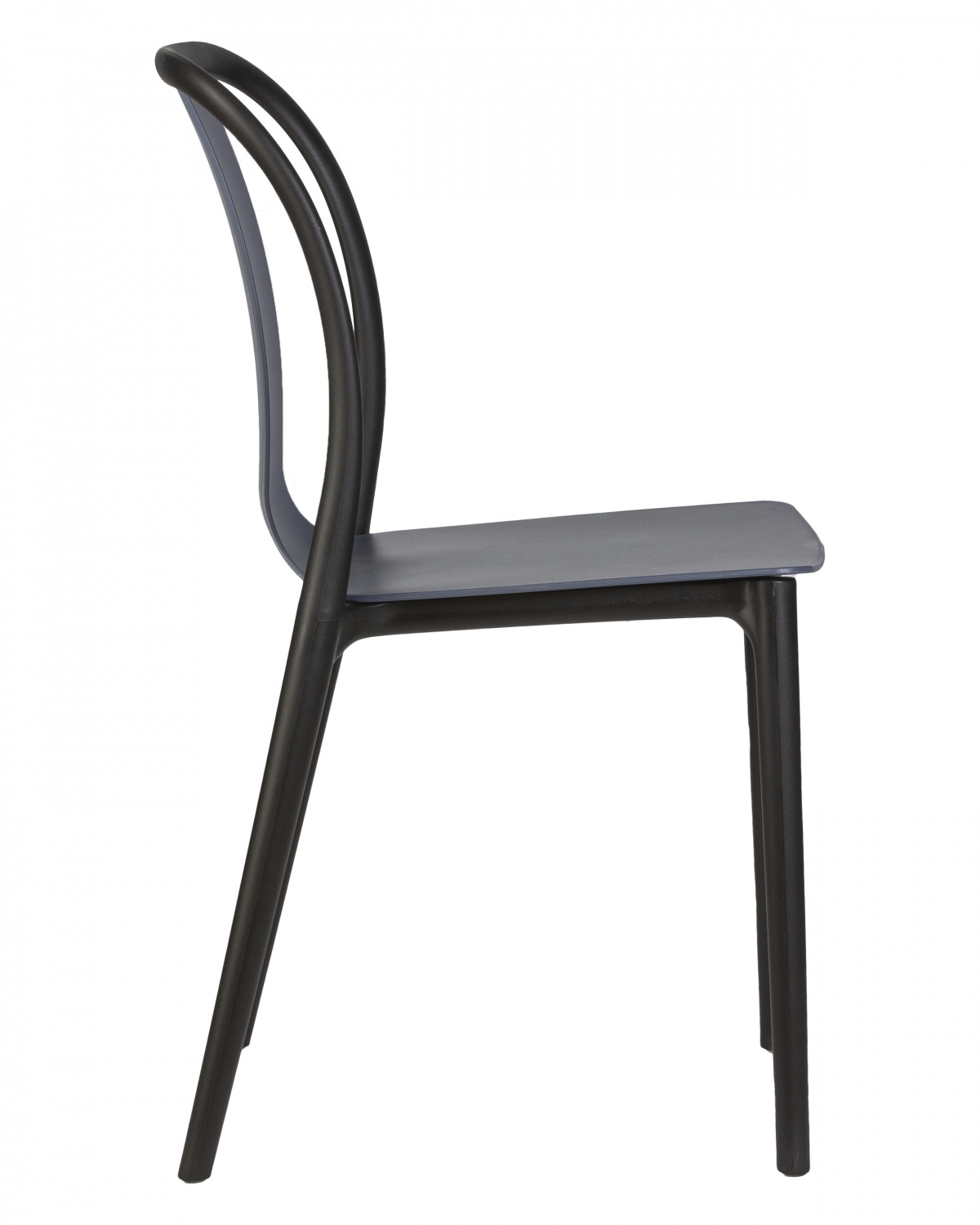 Стул обеденный DOBRIN ADAM, черный/серо-голубой