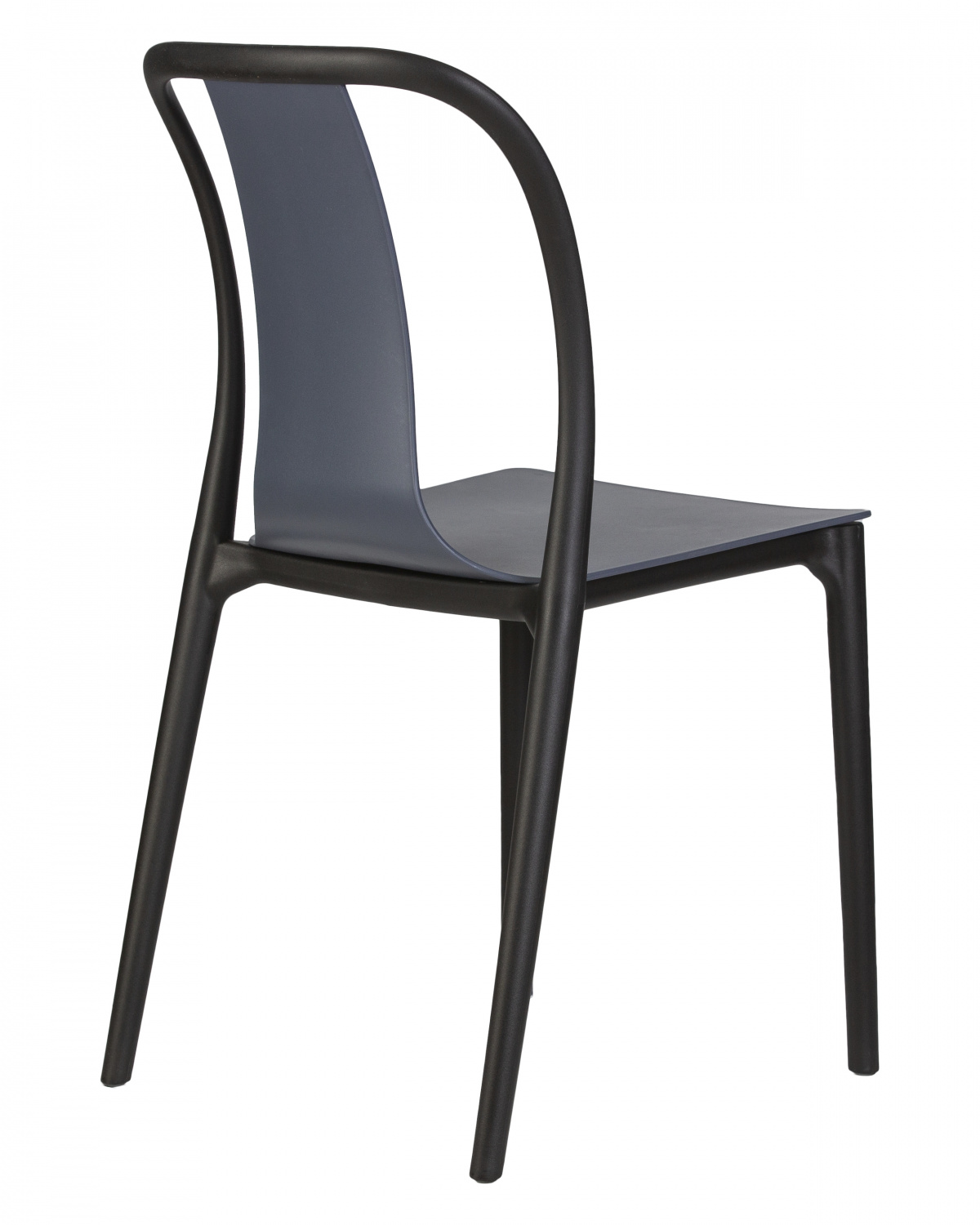 Стул обеденный DOBRIN ADAM, черный/серо-голубой