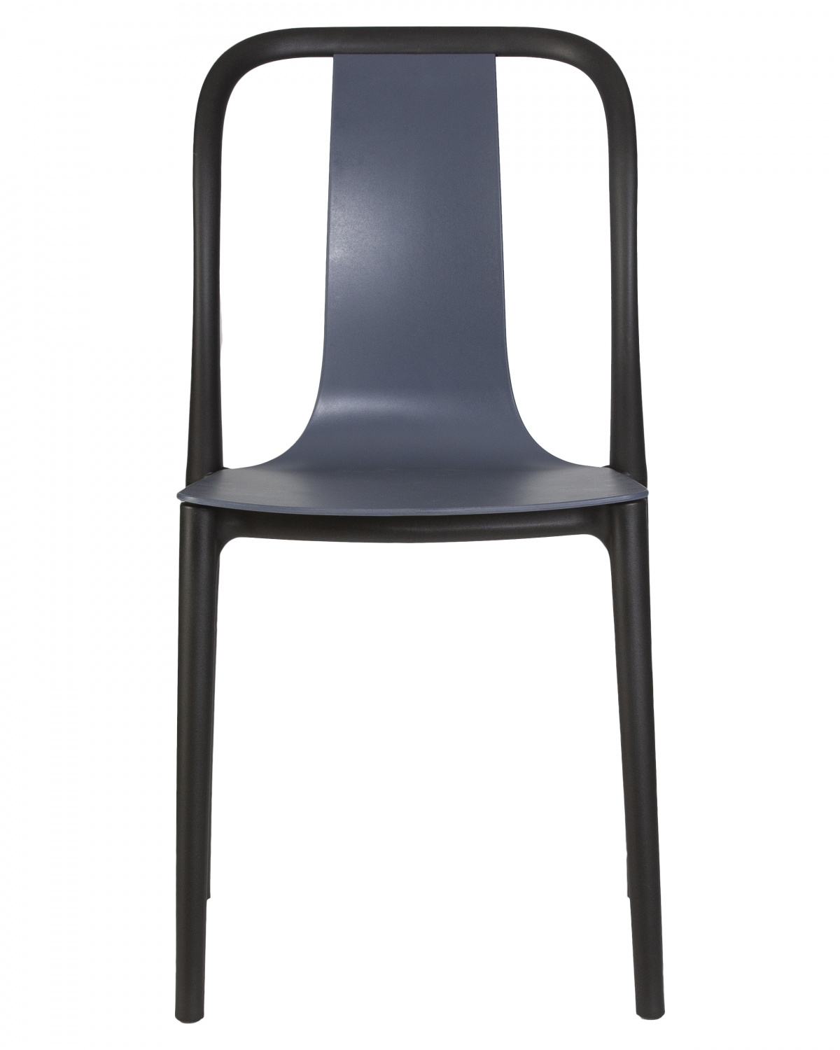 Стул обеденный DOBRIN ADAM, черный/серо-голубой