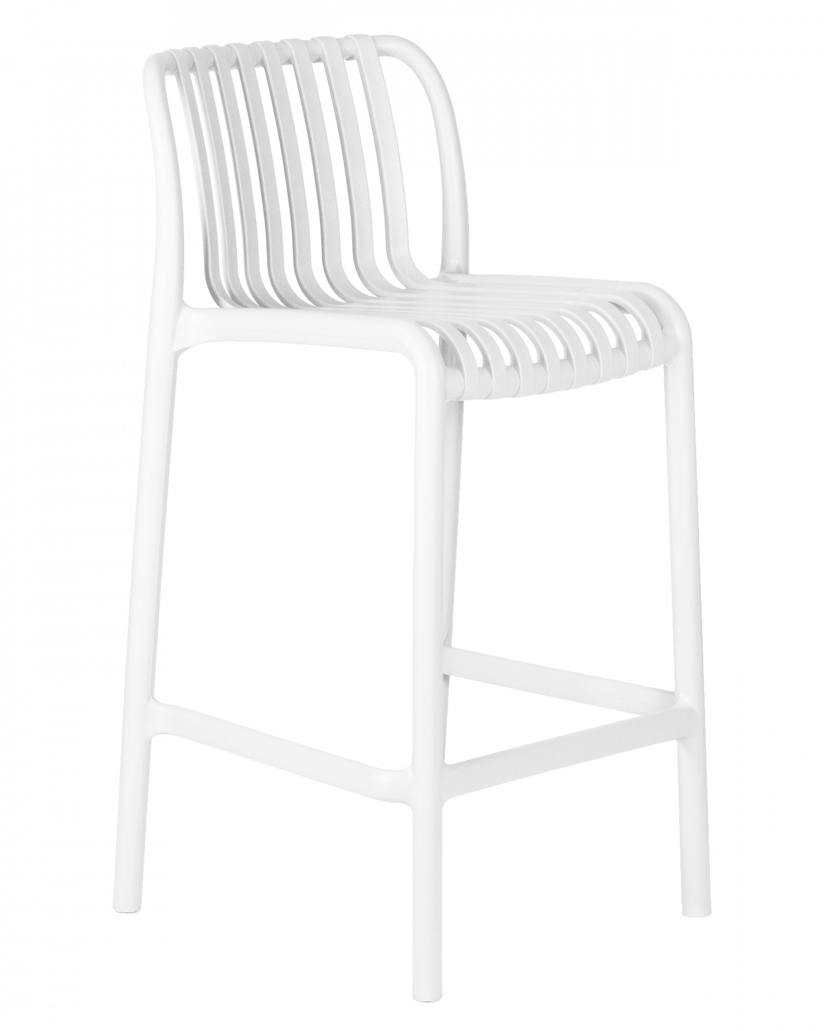 Стул полубарный DOBRIN CHLOE, белый