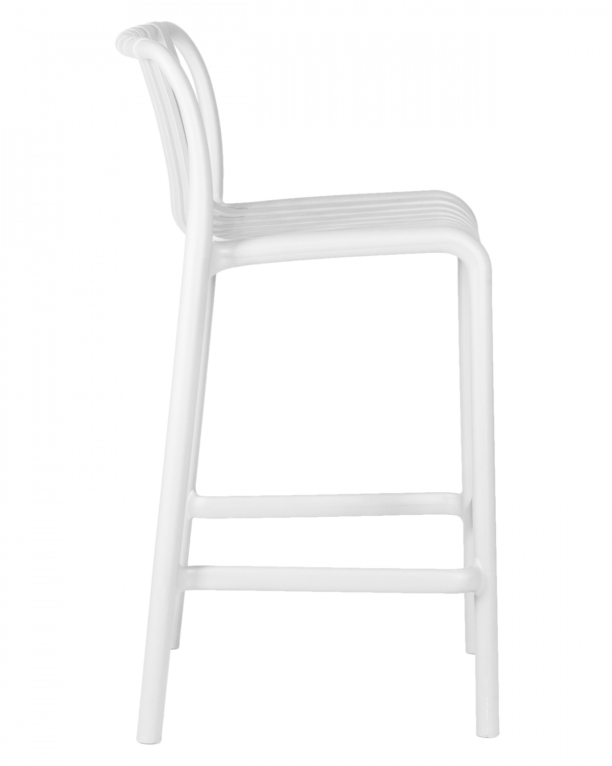 Стул полубарный DOBRIN CHLOE, белый