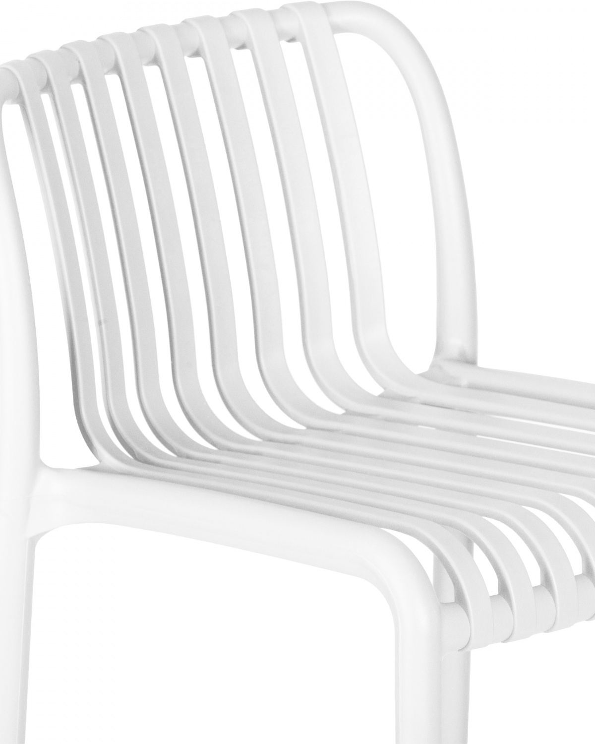 Стул полубарный DOBRIN CHLOE, белый