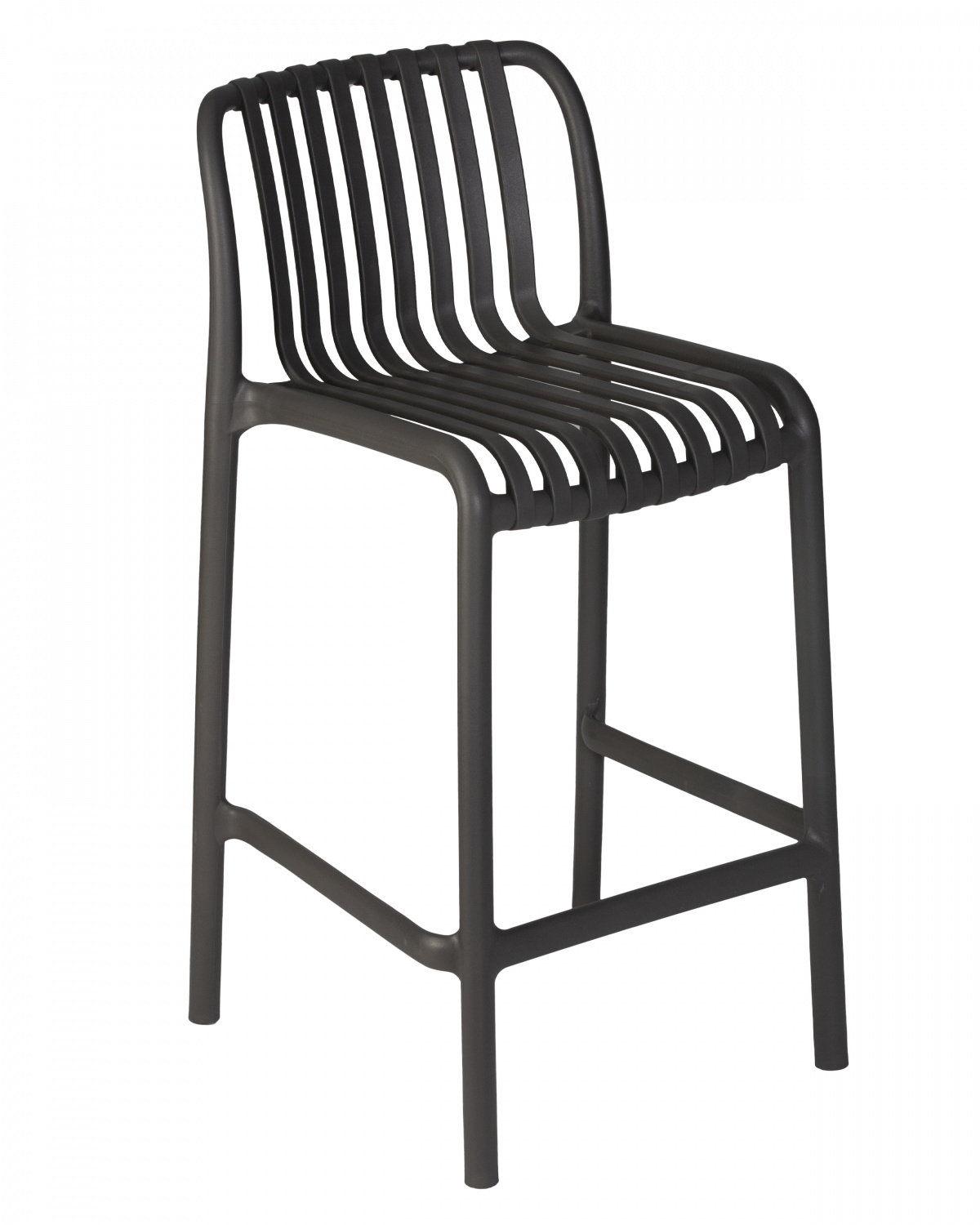 Стул полубарный DOBRIN CHLOE, темно-серый