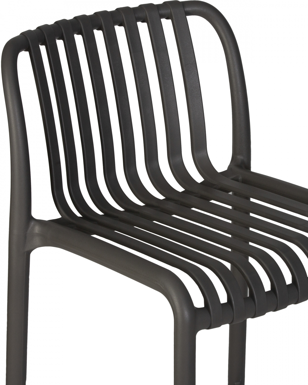 Стул полубарный DOBRIN CHLOE, темно-серый