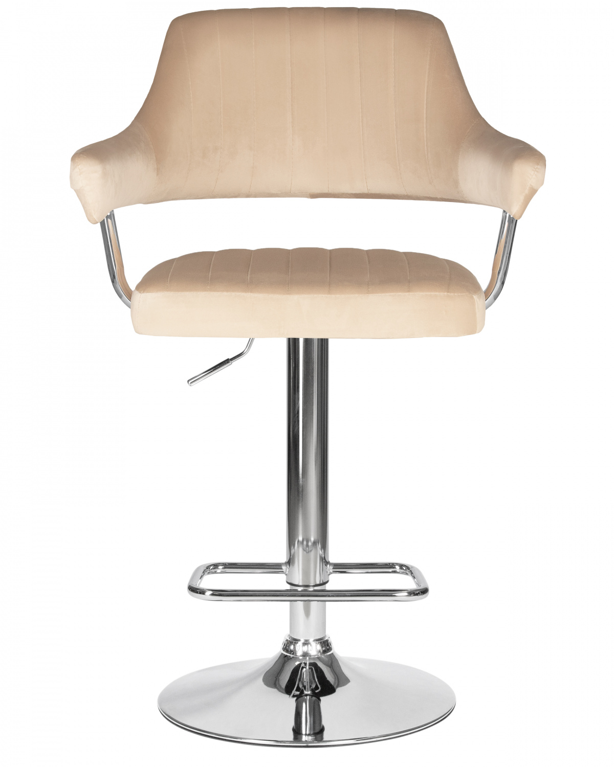 Стул барный DOBRIN CHARLY, бежевый велюр (MJ9-10)