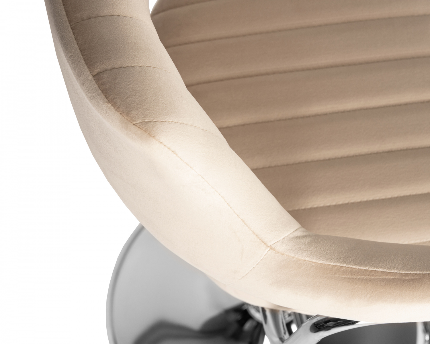 Стул барный DOBRIN CHARLY, бежевый велюр (MJ9-10)