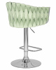 Стул барный DOBRIN MARCEL, пудрово-мятный велюр (MJ9-87)
