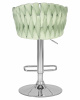 Стул барный DOBRIN MARCEL, пудрово-мятный велюр (MJ9-87)