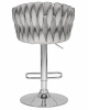 Стул барный DOBRIN MARCEL, серый велюр (MJ9-75)