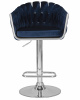 Стул барный DOBRIN MARCEL, синий велюр (MJ9-117)