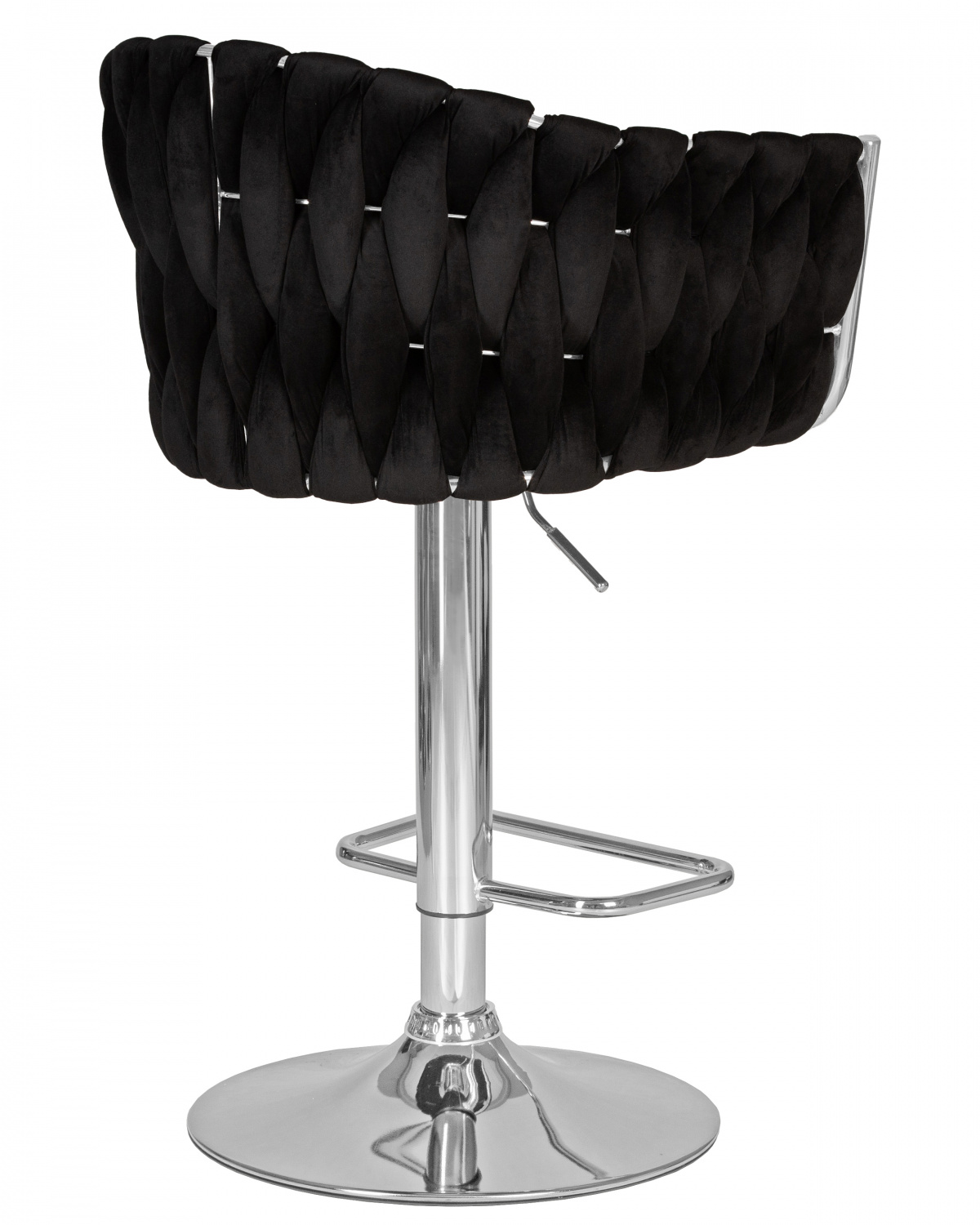 Стул барный DOBRIN MARCEL, черный велюр (MJ9-101)