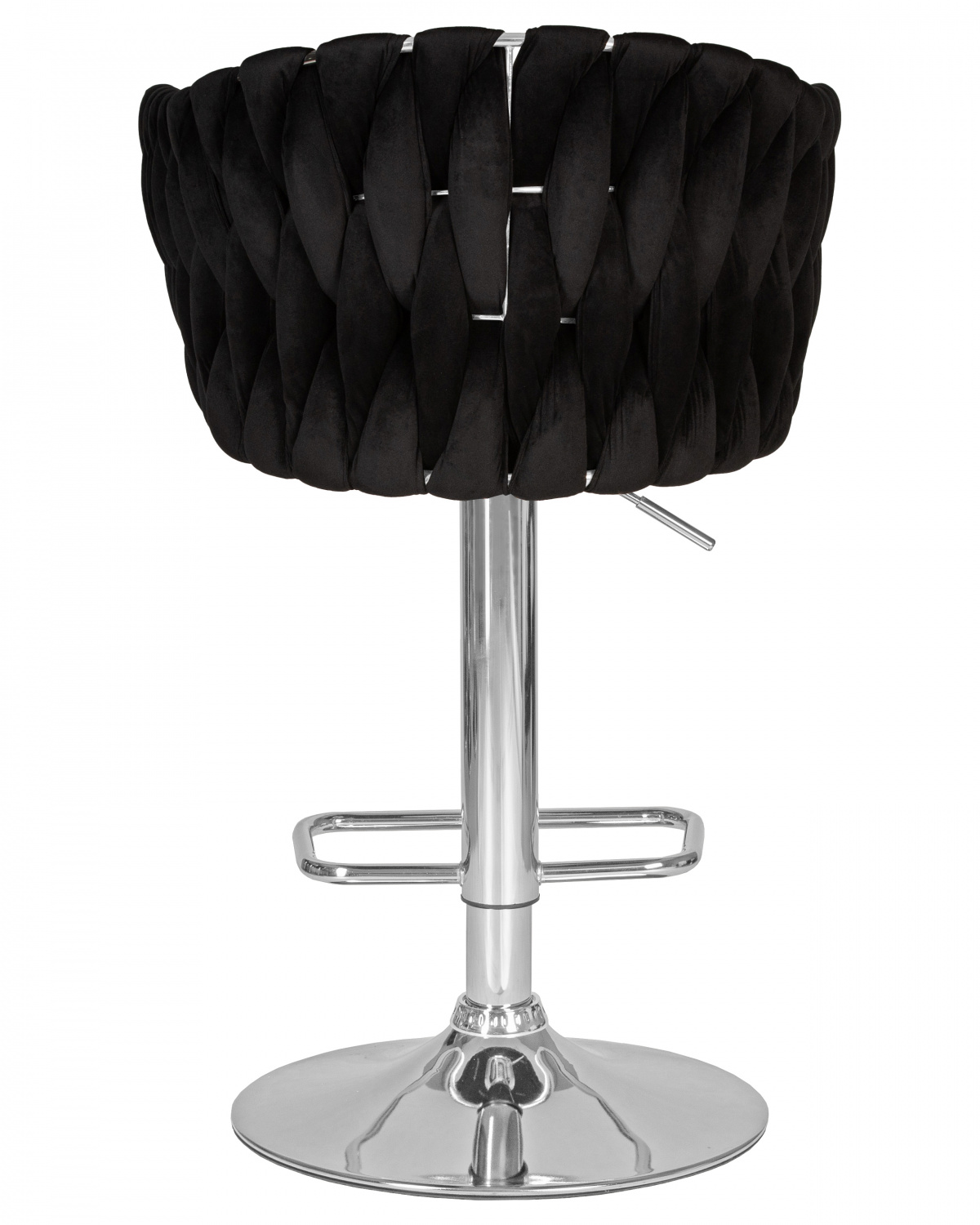 Стул барный DOBRIN MARCEL, черный велюр (MJ9-101)