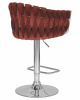 Стул барный DOBRIN MARCEL, винный велюр (MJ9-35)