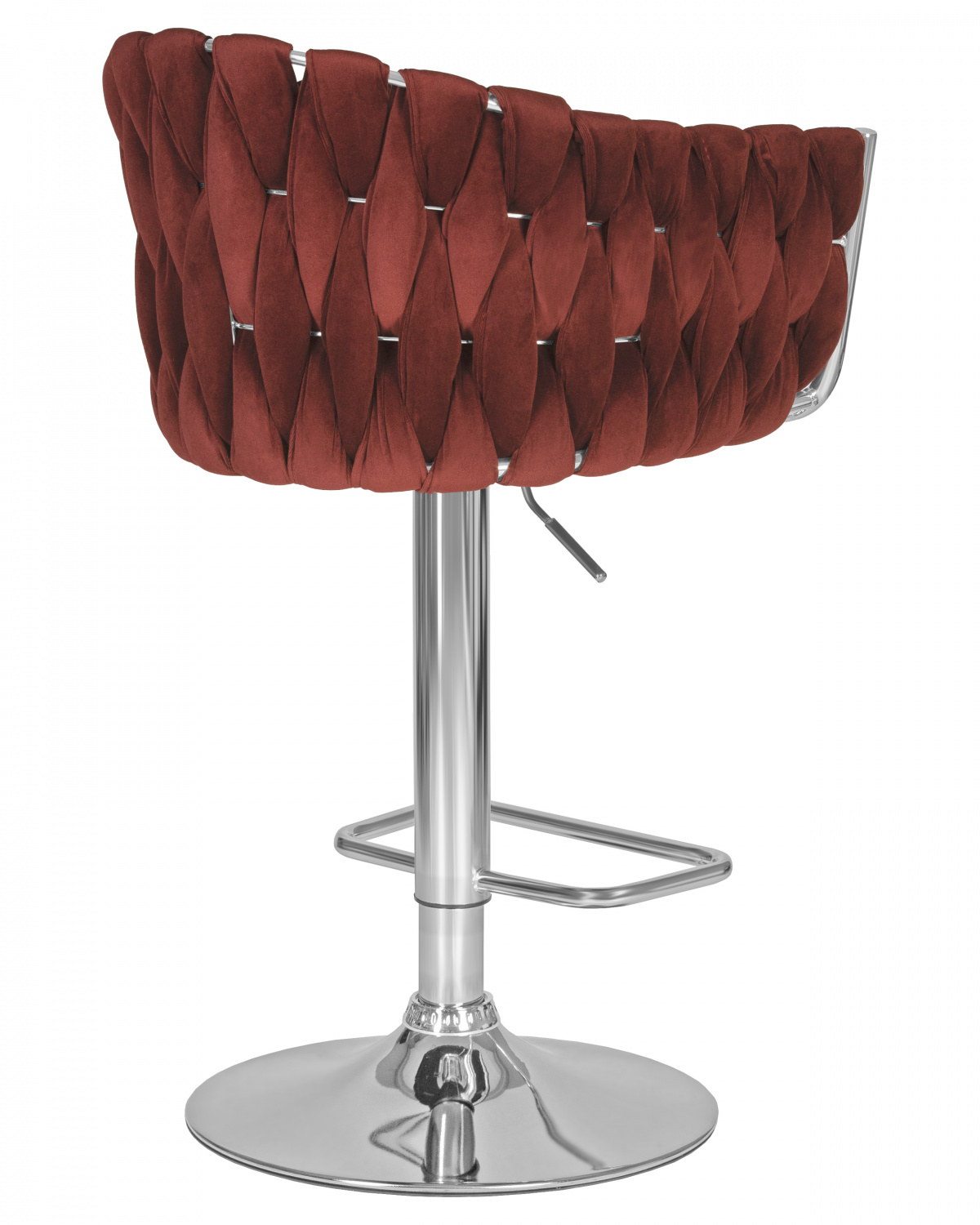 Стул барный DOBRIN MARCEL, винный велюр (MJ9-35)