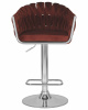 Стул барный DOBRIN MARCEL, винный велюр (MJ9-35)