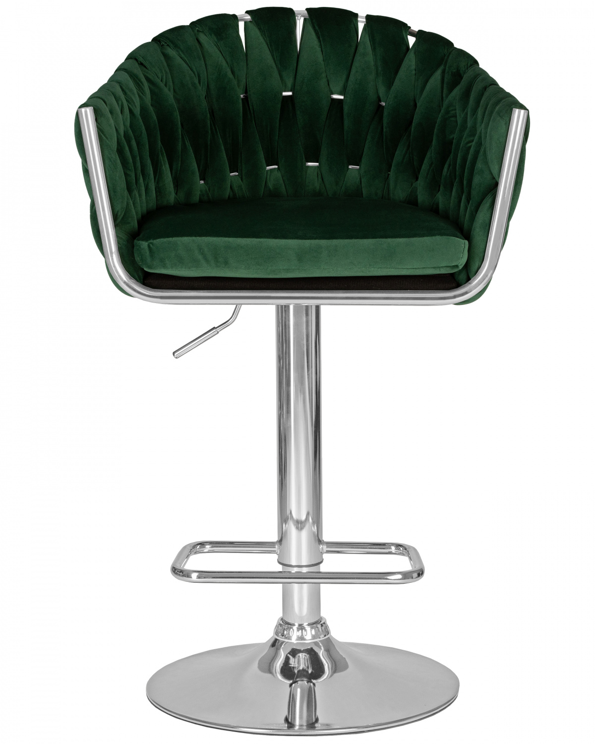 Стул барный DOBRIN MARCEL, зеленый велюр (MJ9-88)