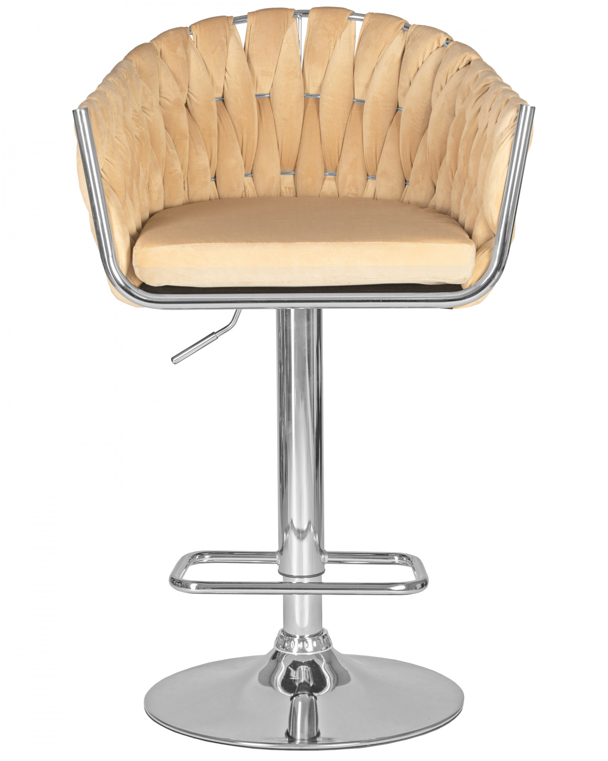 Стул барный DOBRIN MARCEL, бежевый велюр (MJ9-10)