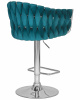 Стул барный DOBRIN MARCEL, морской волны велюр (MJ9-99)