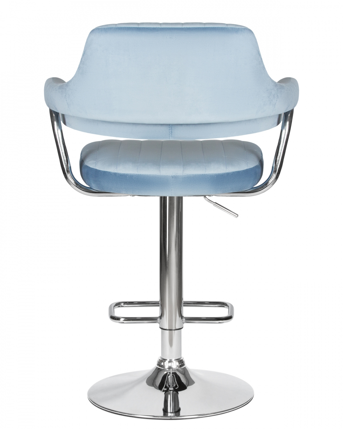 Стул барный DOBRIN CHARLY, пудрово-голубой велюр (MJ9-74)