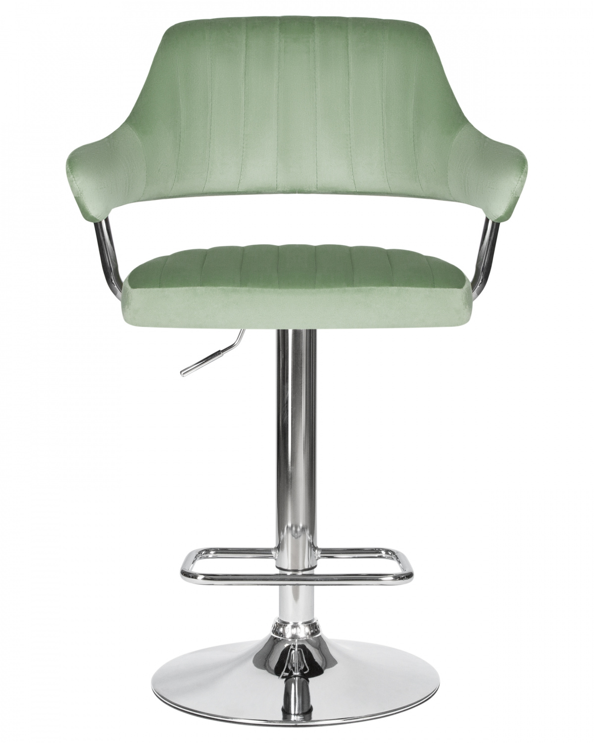 Стул барный DOBRIN CHARLY, пудрово-мятный велюр (MJ9-87)