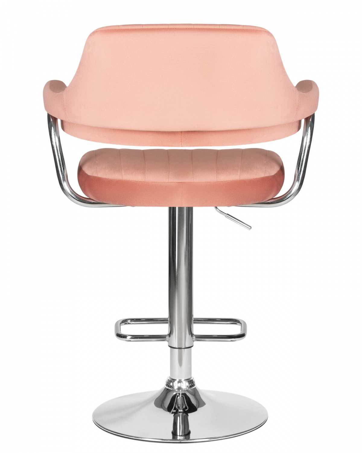 Стул барный DOBRIN CHARLY, пудрово-розовый велюр (MJ9-32)