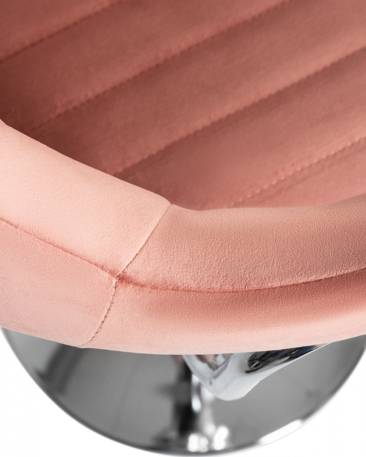 Стул барный DOBRIN CHARLY, пудрово-розовый велюр (MJ9-32)