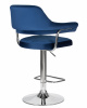 Стул барный DOBRIN CHARLY, синий велюр (MJ9-117)