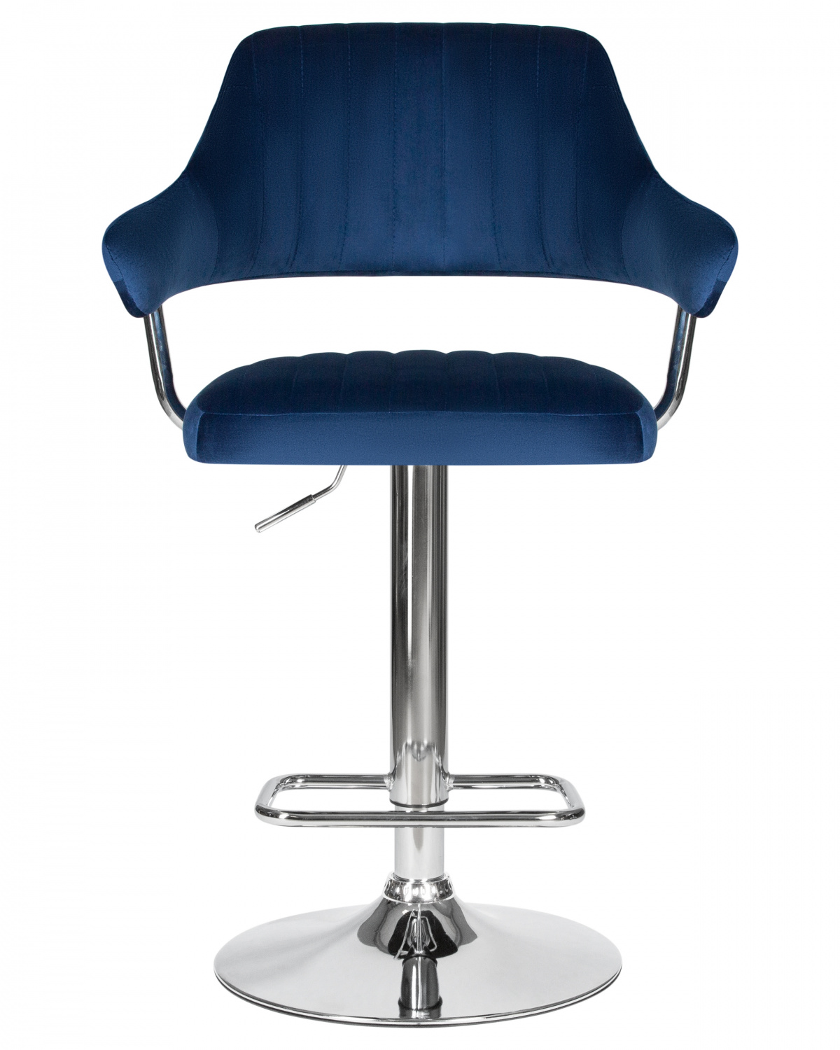 Стул барный DOBRIN CHARLY, синий велюр (MJ9-117)