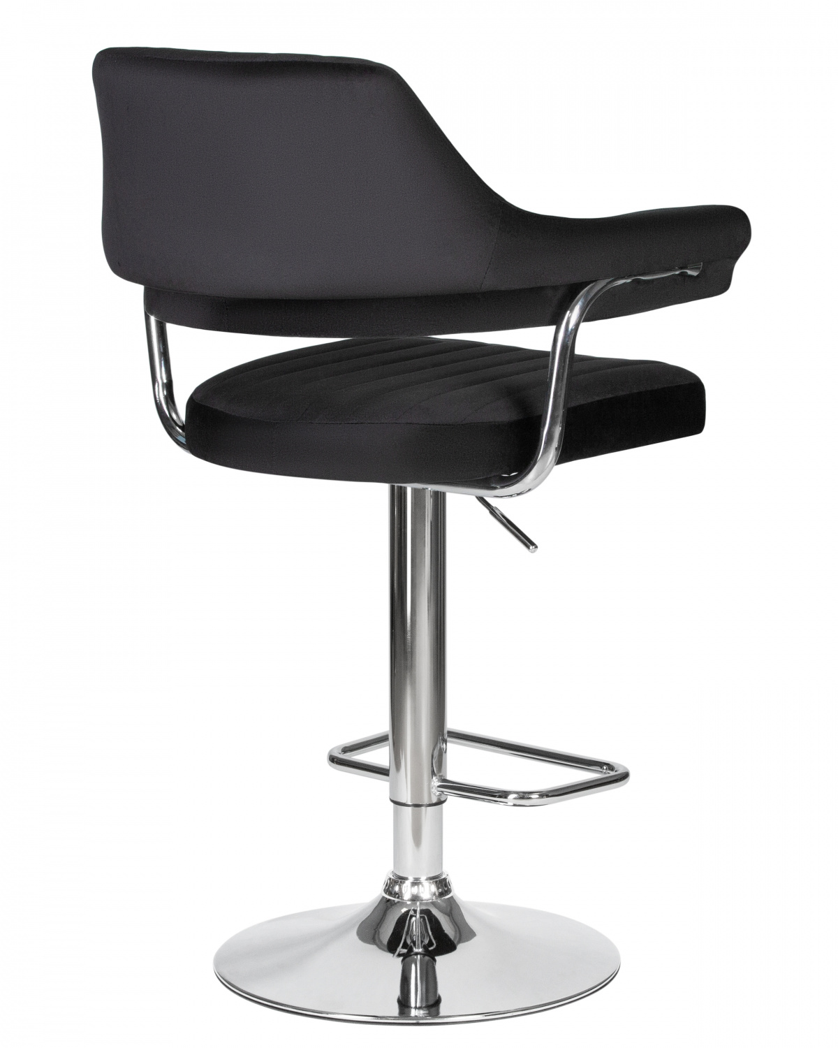 Стул барный DOBRIN CHARLY, черный велюр (MJ9-101)