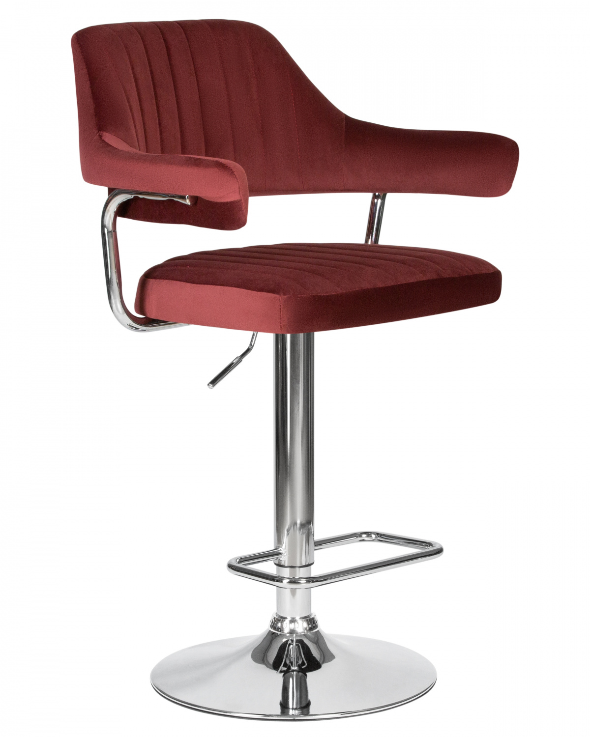 Стул барный DOBRIN CHARLY, винный велюр (MJ9-35)